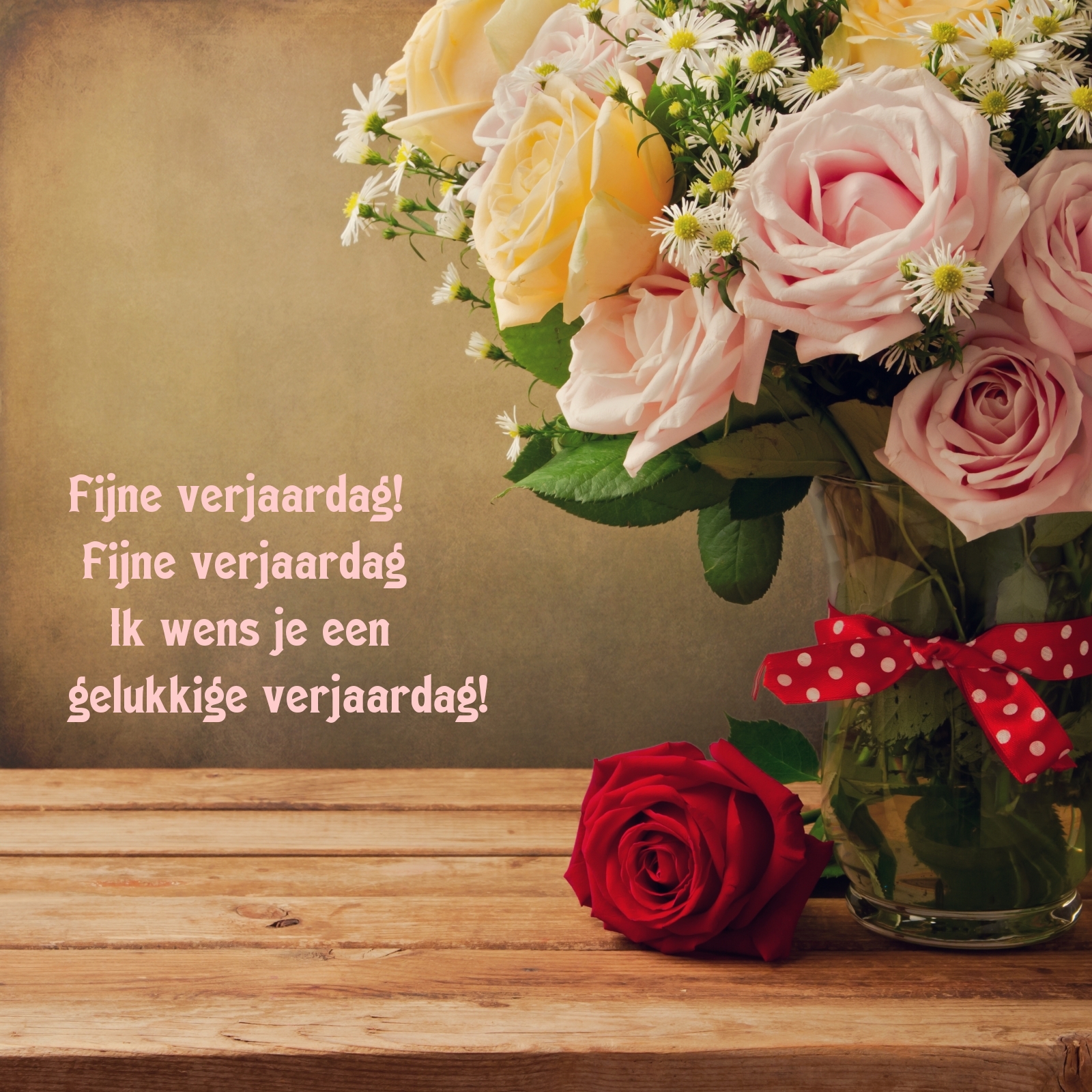 Fijne verjaardag!