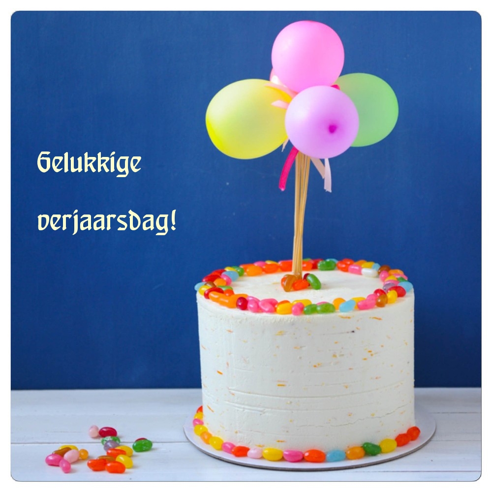Gelukkige verjaarsdag!