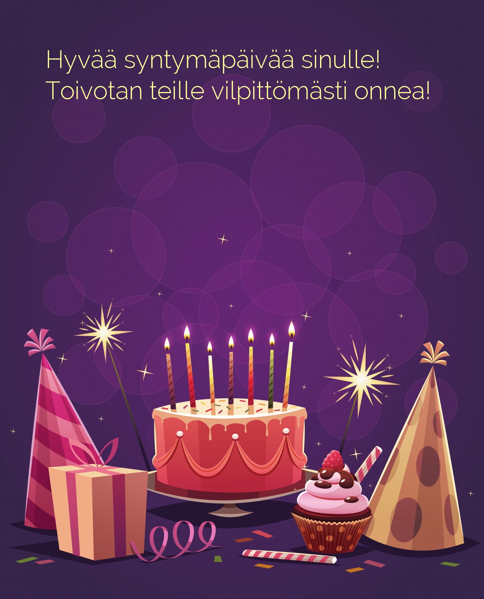 Hyvää syntymäpäivää sinulle!