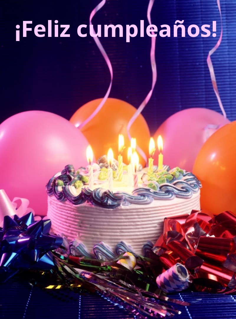 ¡Feliz cumpleaños!