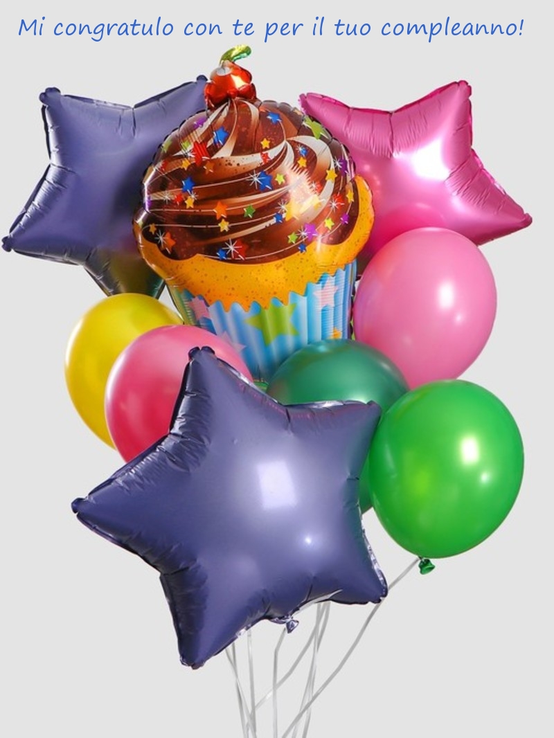 Mi congratulo con te per il tuo compleanno!