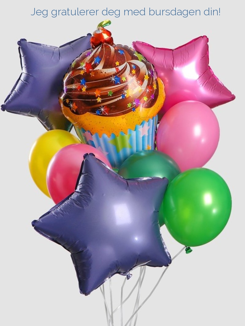 Jeg gratulerer deg med bursdagen din!
