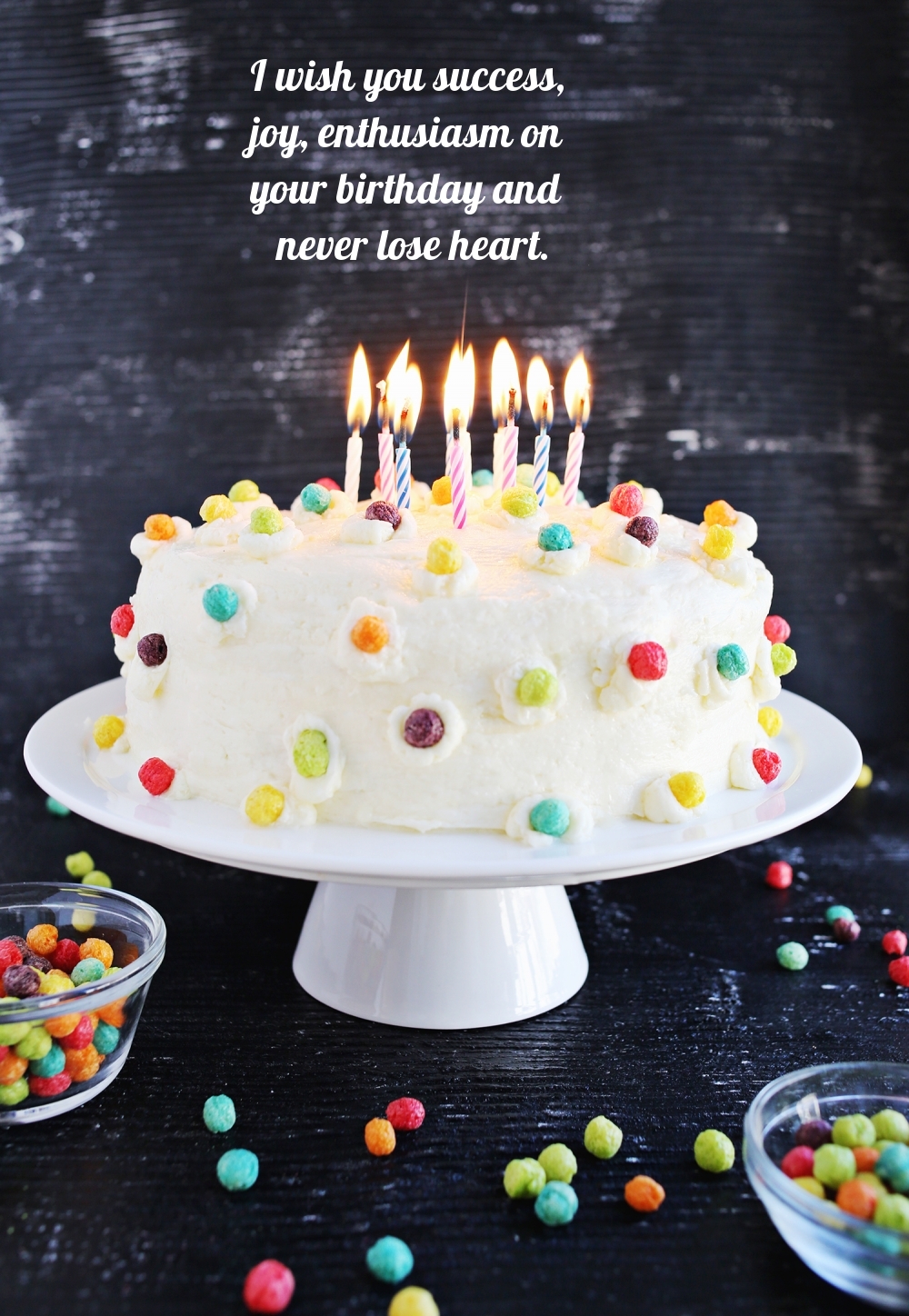 I wish you success, joy