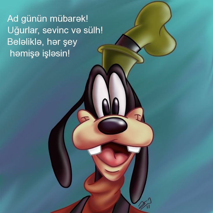Ad günün mübarək! Uğurlar, sevinc və sülh!