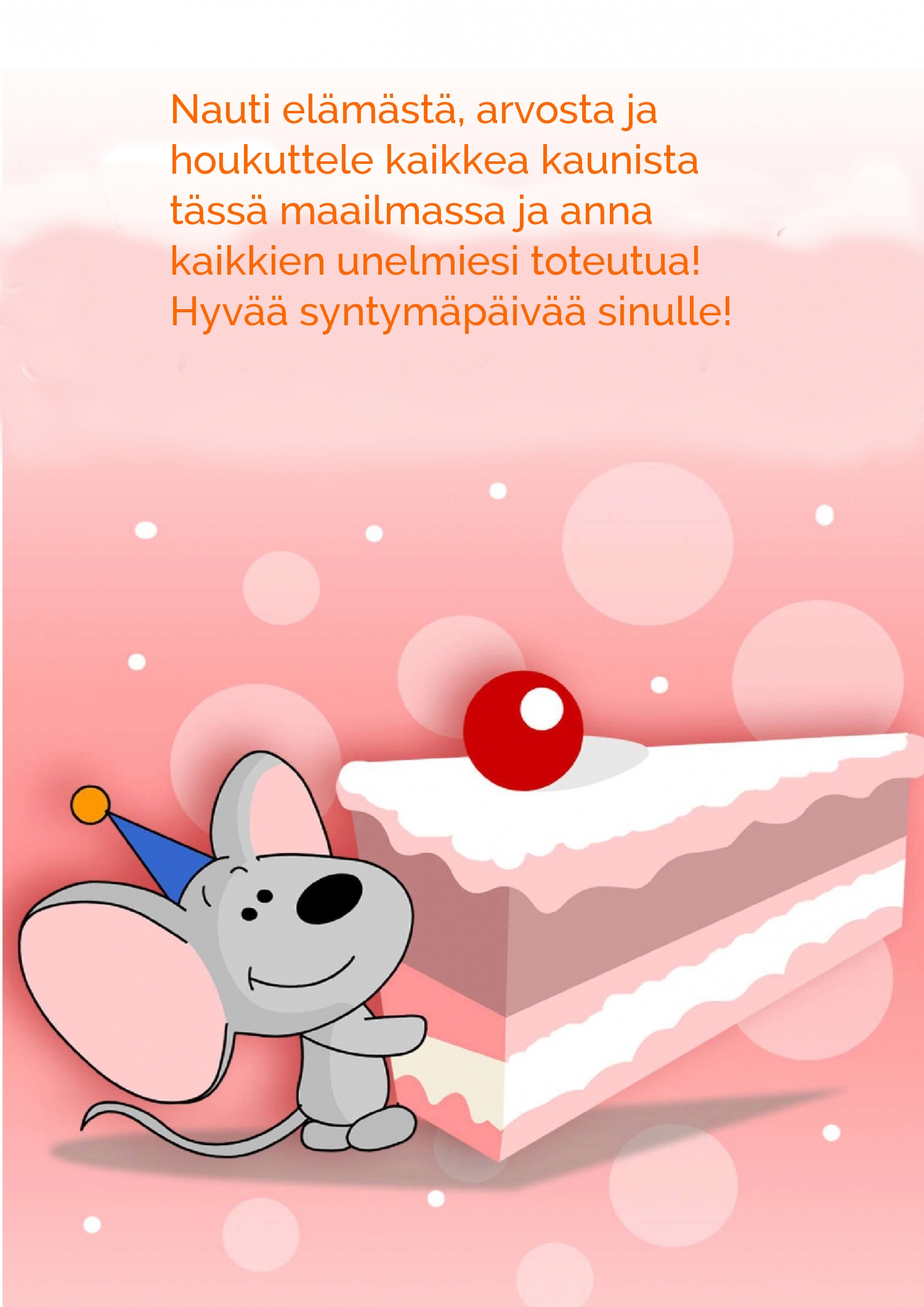 Hyvää syntymäpäivää sinulle!