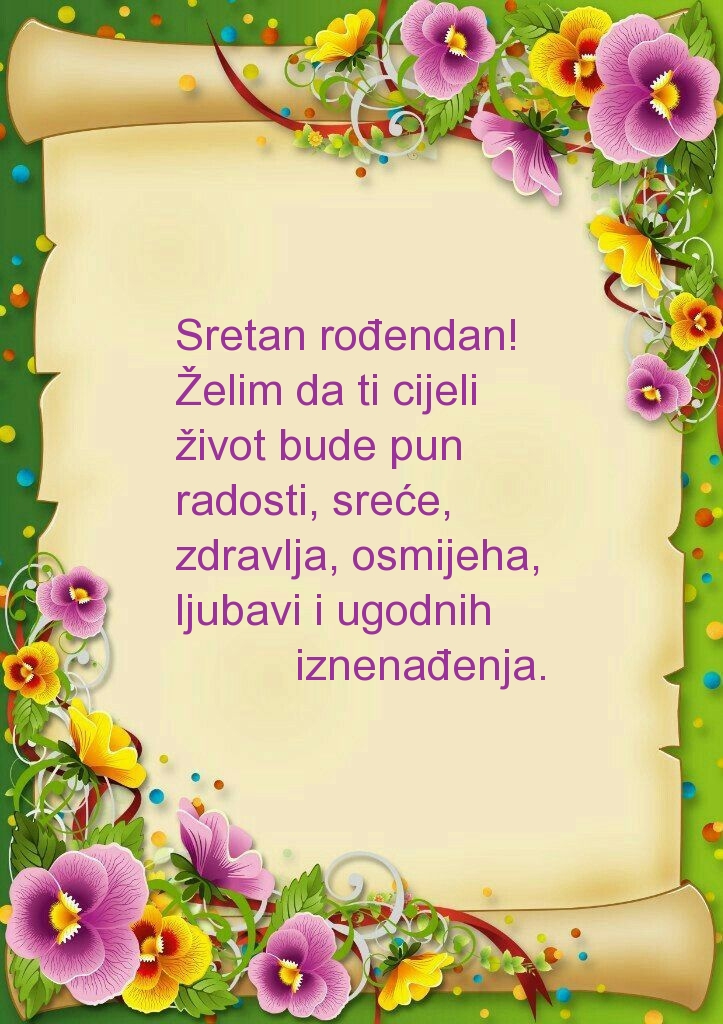 Sretan rođendan!