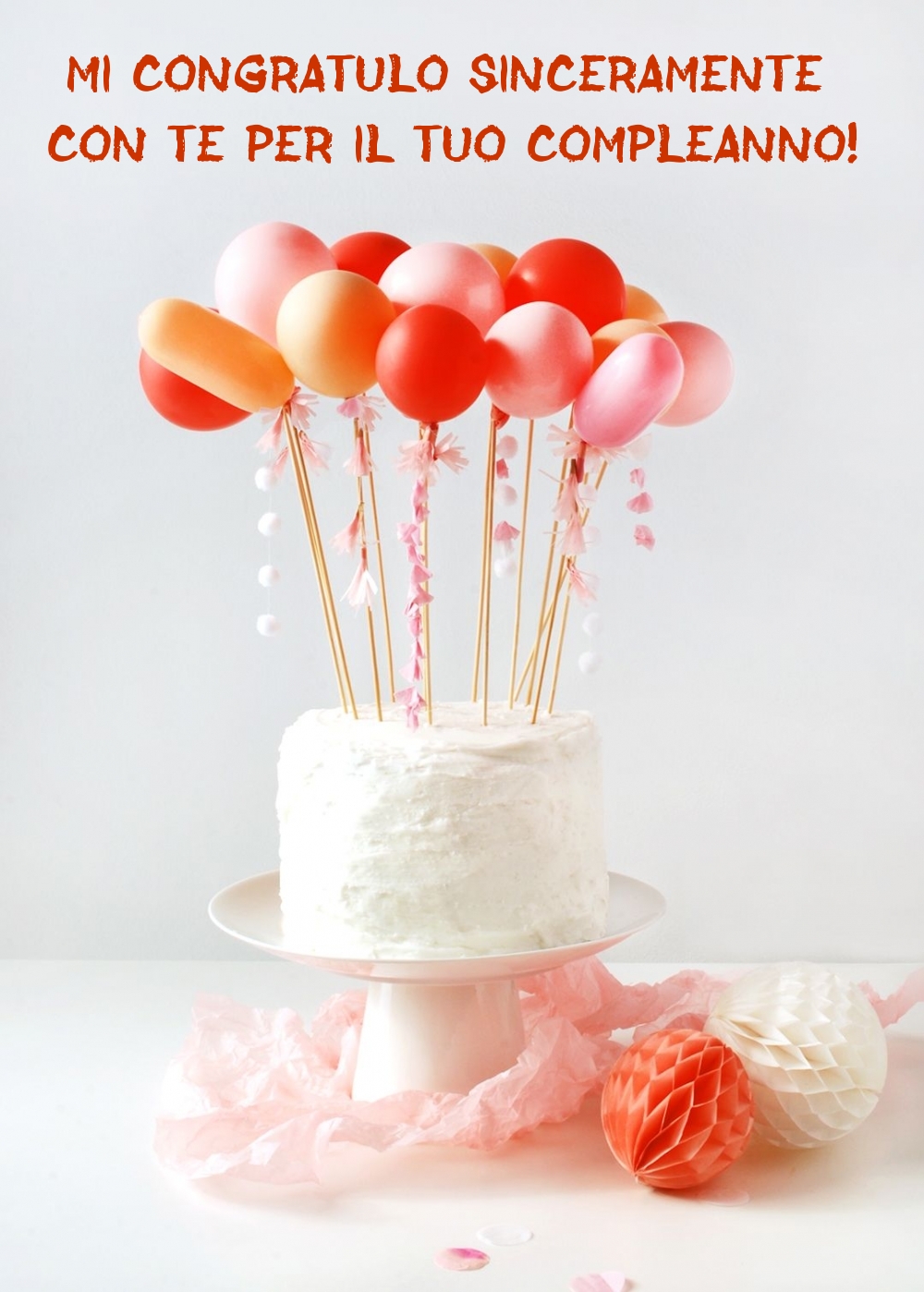 Mi congratulo sinceramente con te per il tuo compleanno!