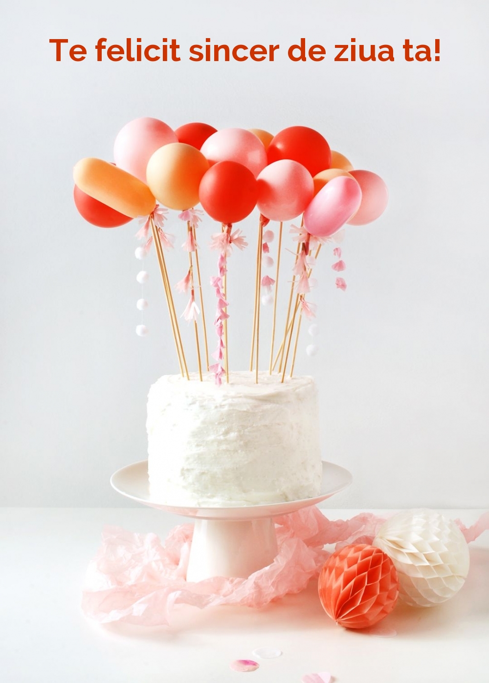 Te felicit sincer de ziua ta!