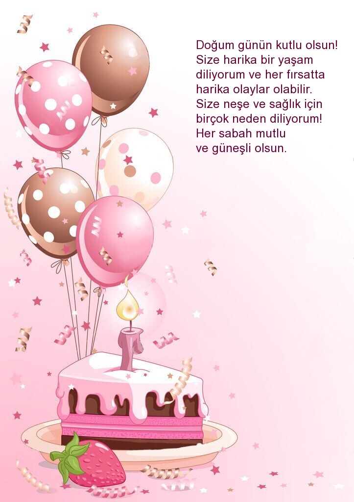 Doğum günün kutlu olsun! 