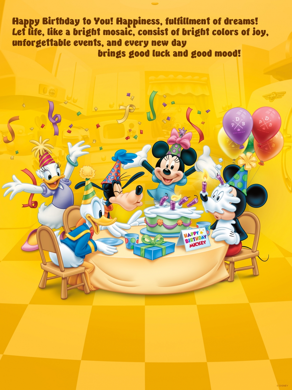 Happy Birthday to You! Happiness, fulfillment of dreams!