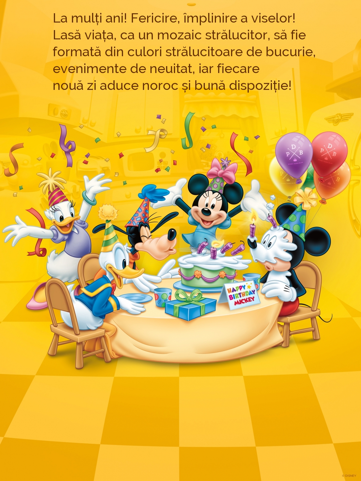 La mulți ani! Fericire, împlinire a viselor!