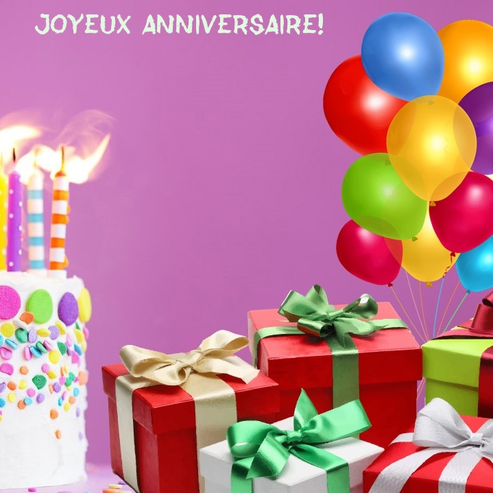 Joyeux anniversaire!