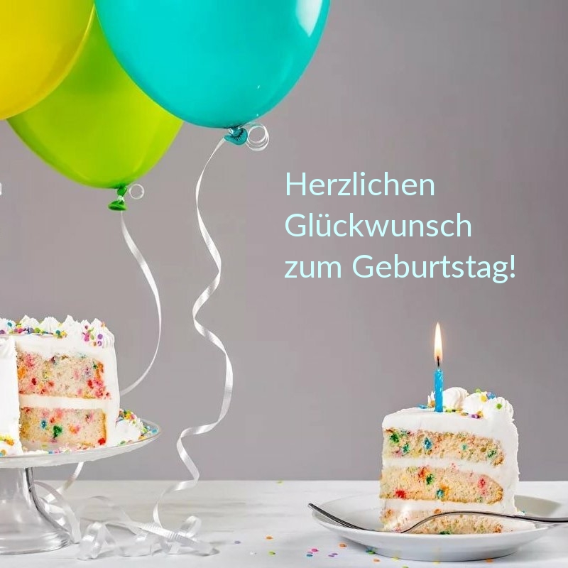Herzlichen Glückwunsch zum Geburtstag!