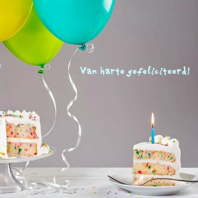 Van harte gefeliciteerd!