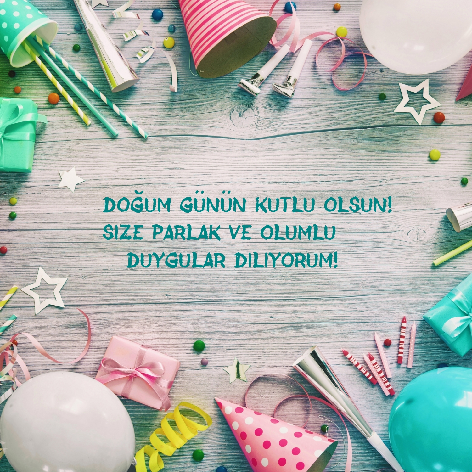 Doğum günün kutlu olsun!
