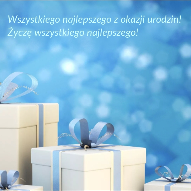 Wszystkiego najlepszego z okazji urodzin!