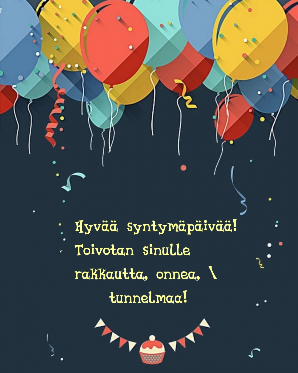 Hyvää syntymäpäivää!