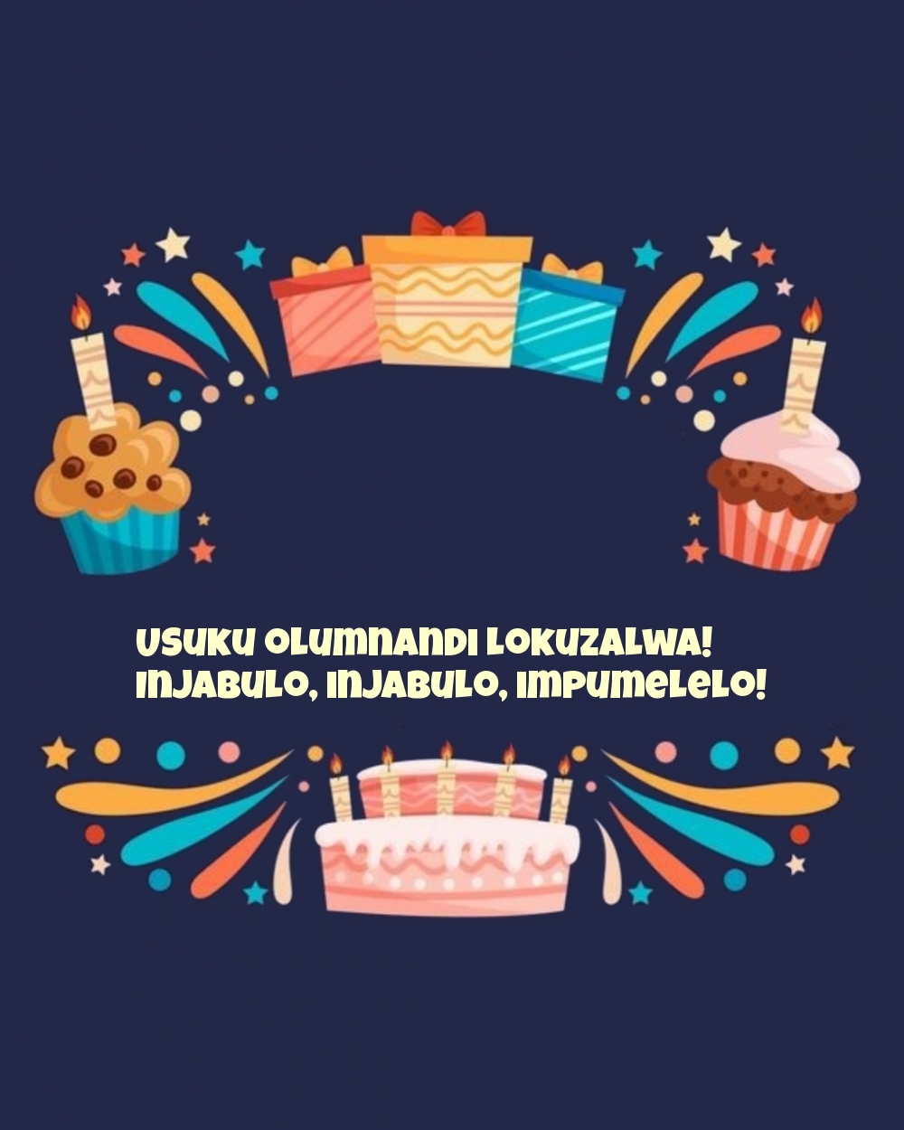 Usuku olumnandi lokuzalwa! Injabulo, injabulo, impumelelo!