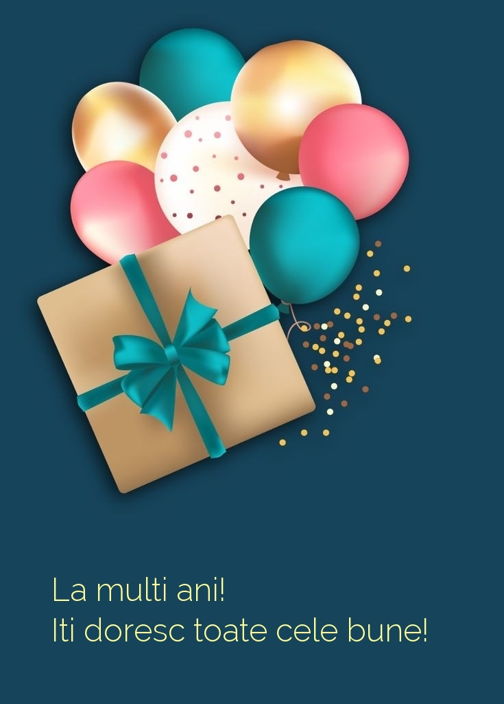 La multi ani! Iti doresc toate cele bune!