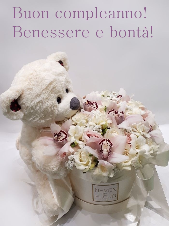 Buon compleanno! Benessere e bontà!