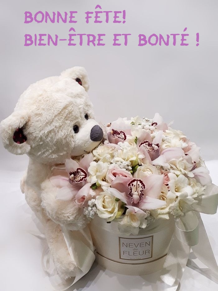 Bonne fête! Bien-être et bonté!