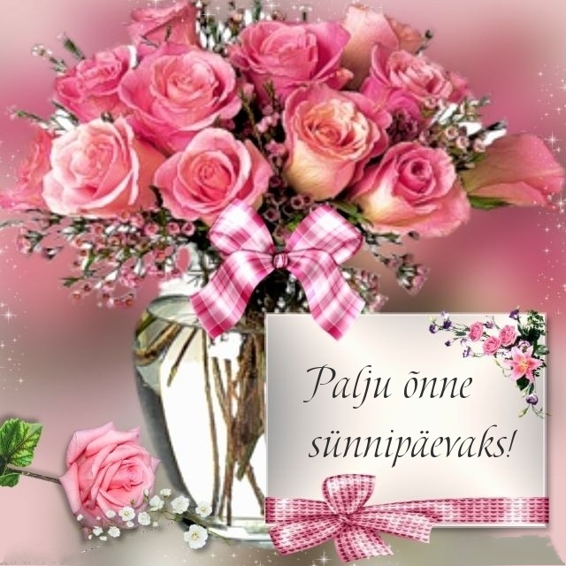 Palju õnne sünnipäevaks!