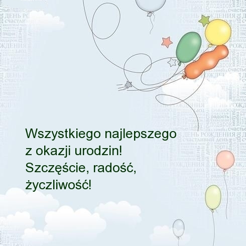 Wszystkiego najlepszego z okazji urodzin!