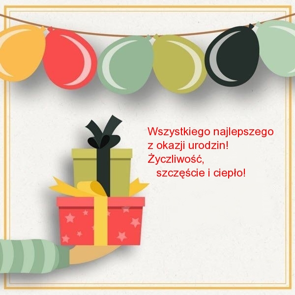 Wszystkiego najlepszego z okazji urodzin!