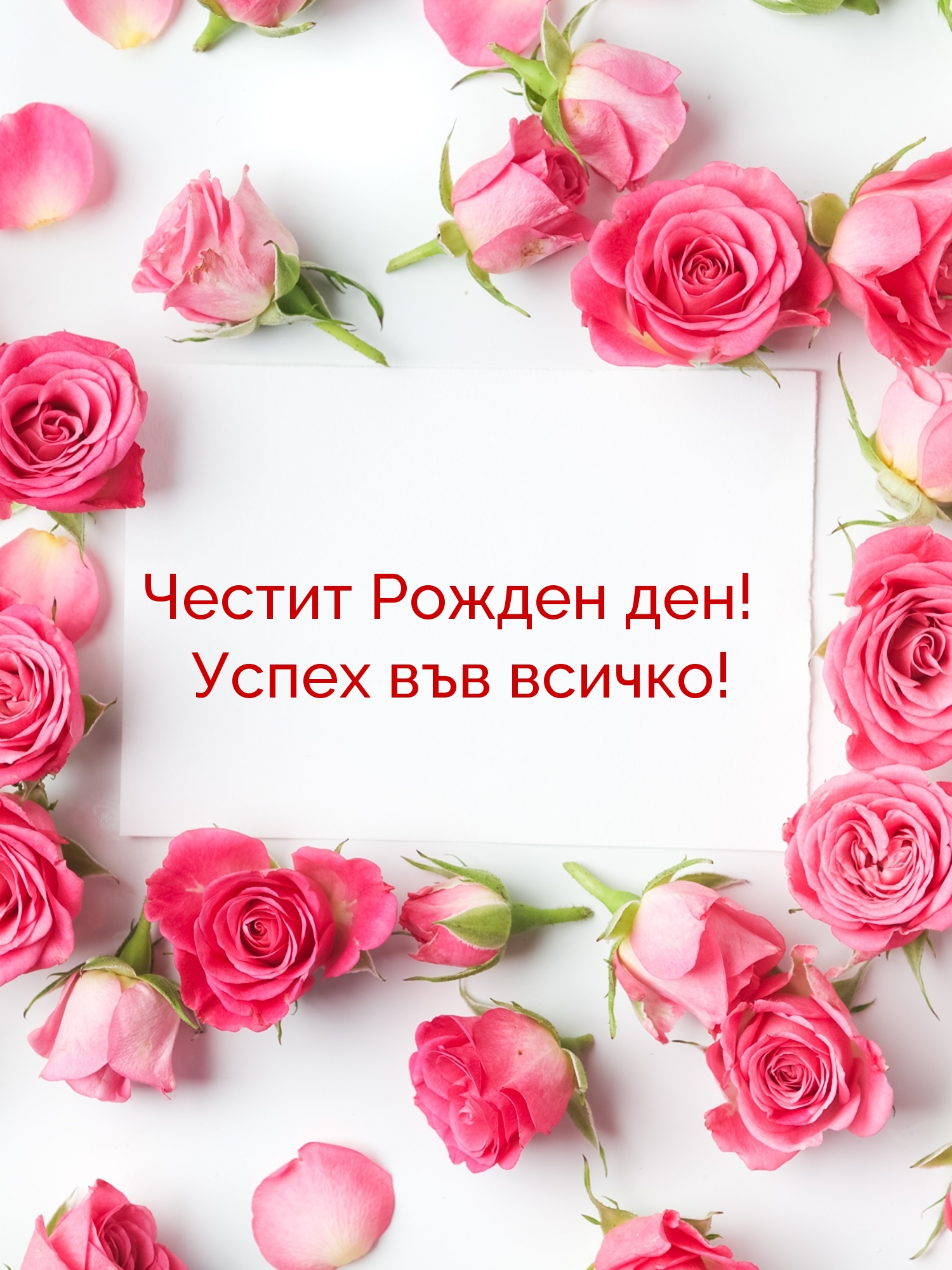 Честит Рожден ден! Успех във всичко!