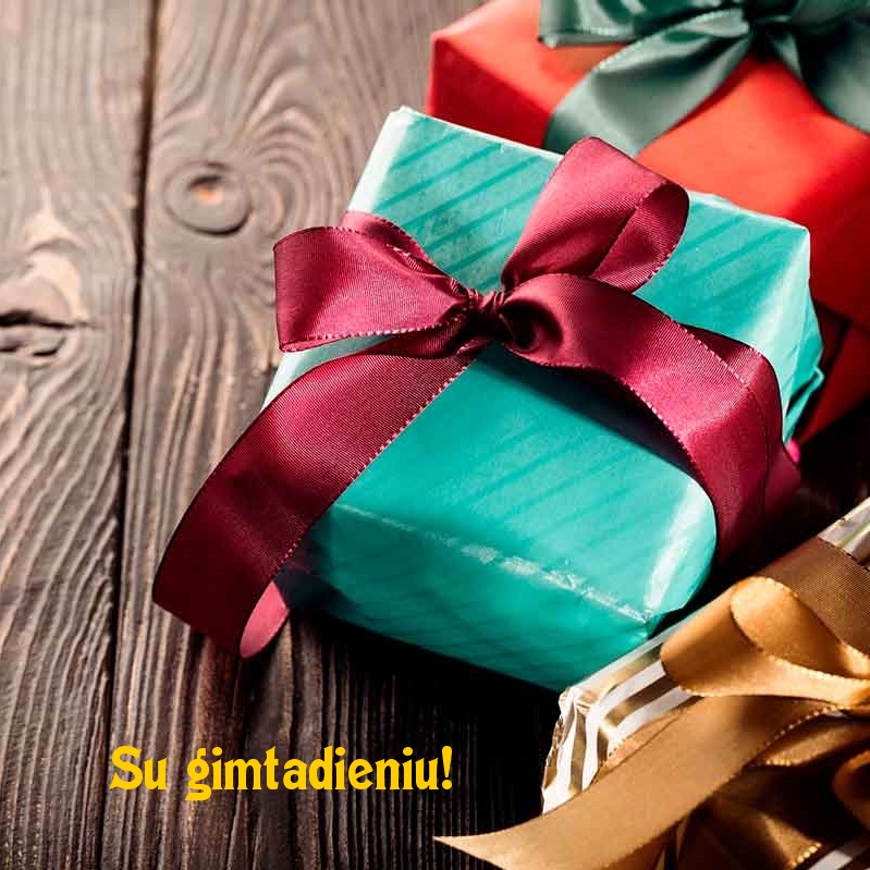 Su gimtadieniu!