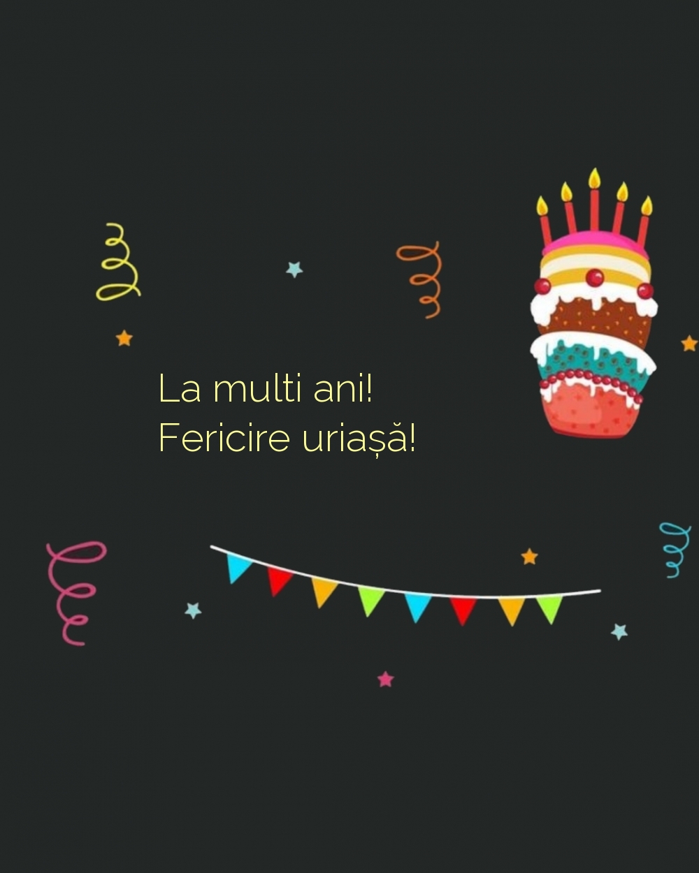 La multi ani! Fericire uriașă!