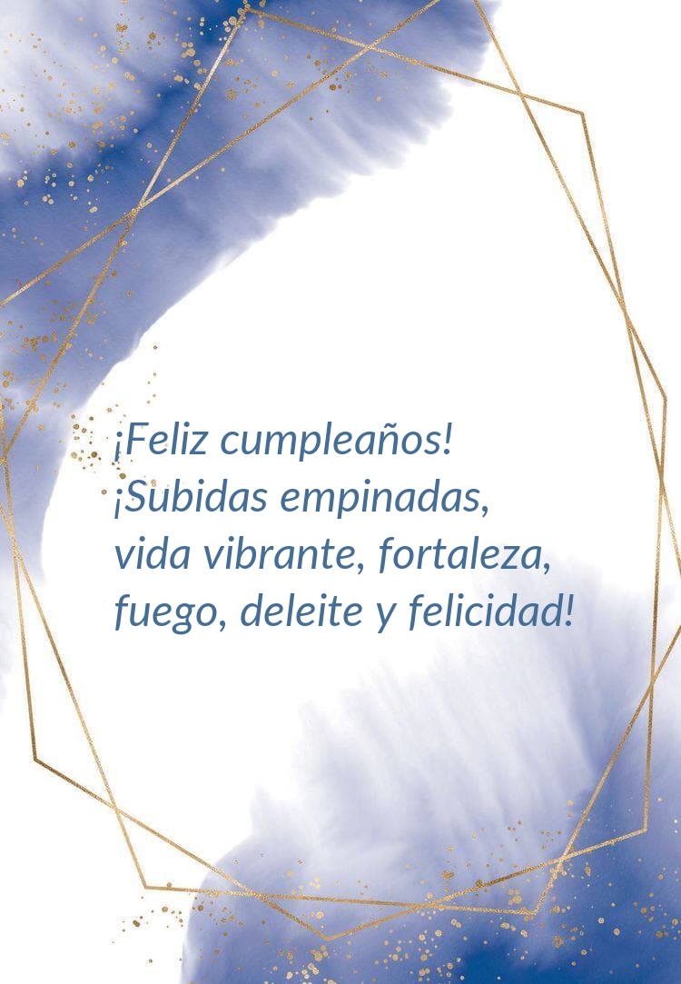 ¡Feliz cumpleaños! ¡Subidas empinadas