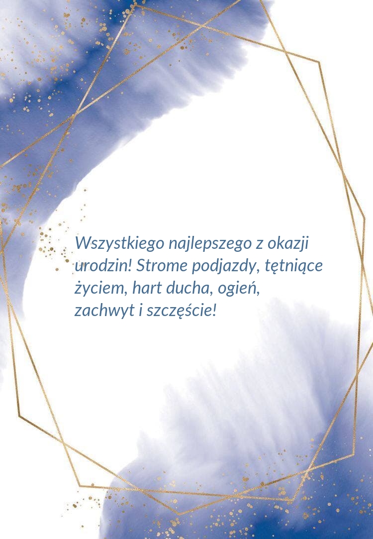 Wszystkiego najlepszego z okazji urodzin! Strome podjazdy