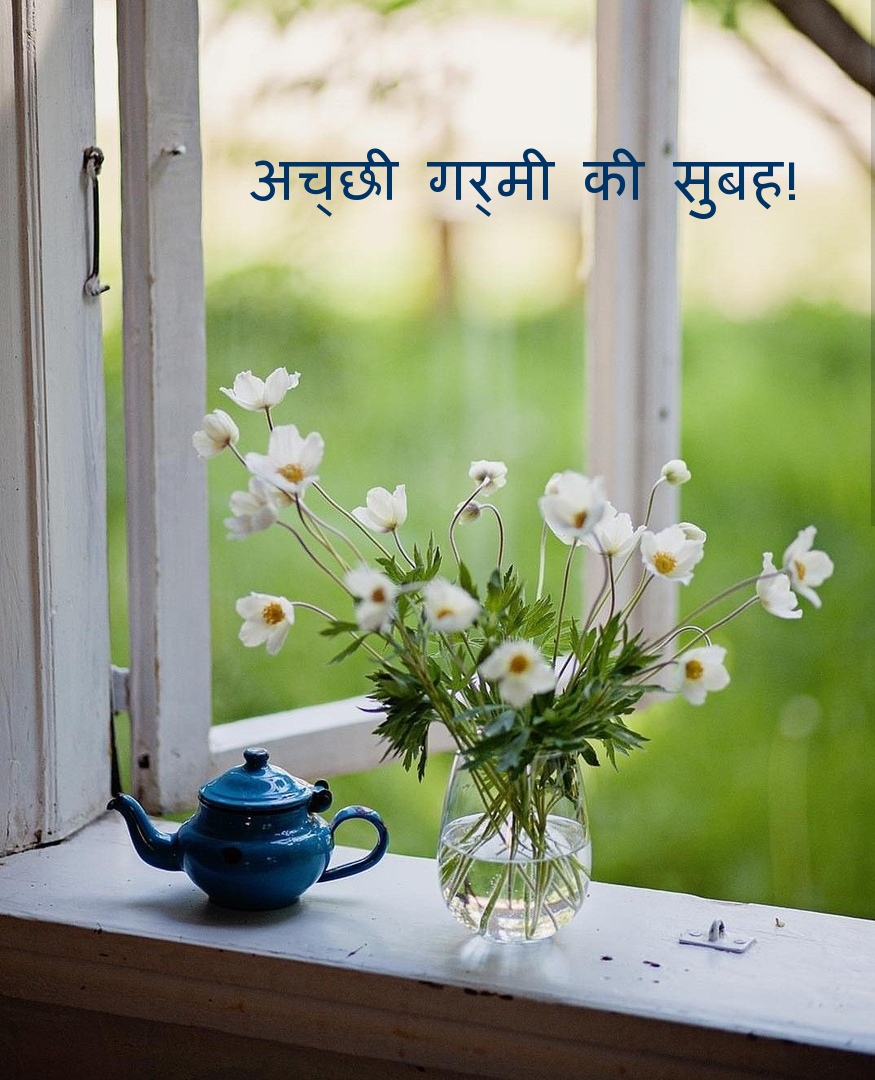 अच्छी गर्मी की सुबह!