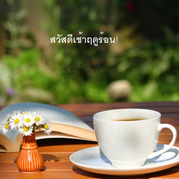 สวัสดีเช้าฤดูร้อน!