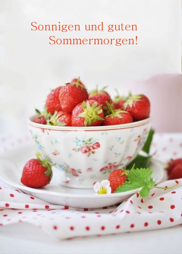 Sonnigen und guten Sommermorgen!