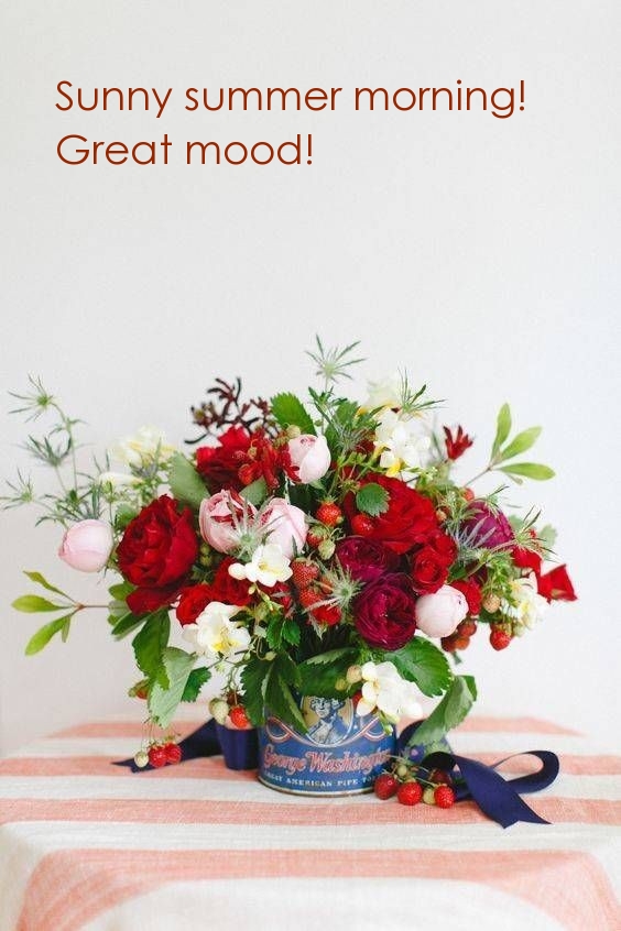 Sunny summer morning! Great mood!