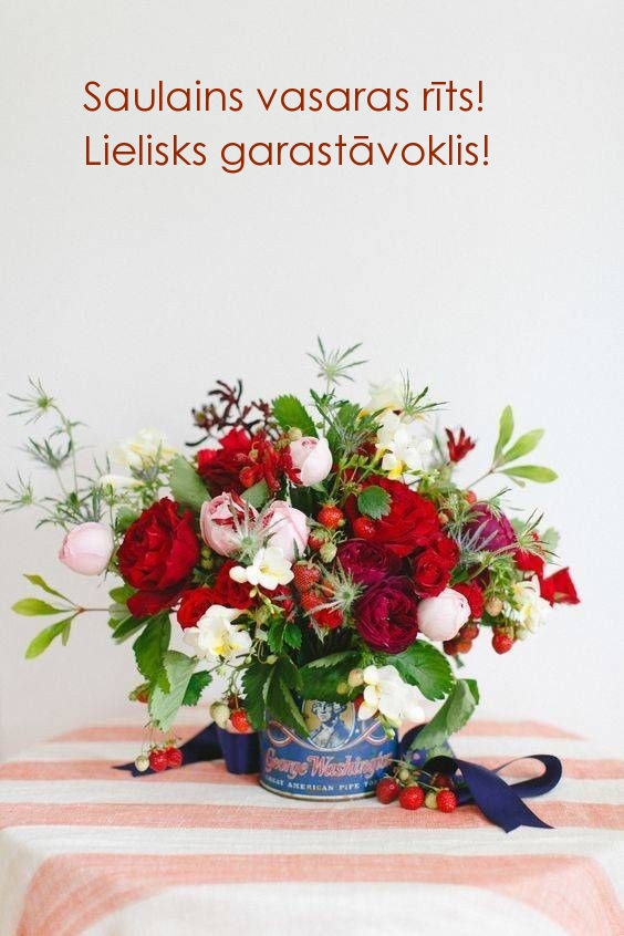 Saulains vasaras rīts! Lielisks garastāvoklis!