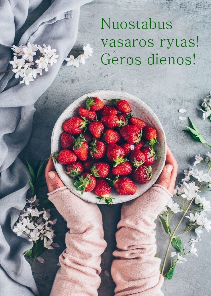 Nuostabus vasaros rytas! Geros dienos!