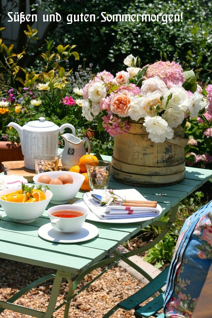 Süßen und guten Sommermorgen!