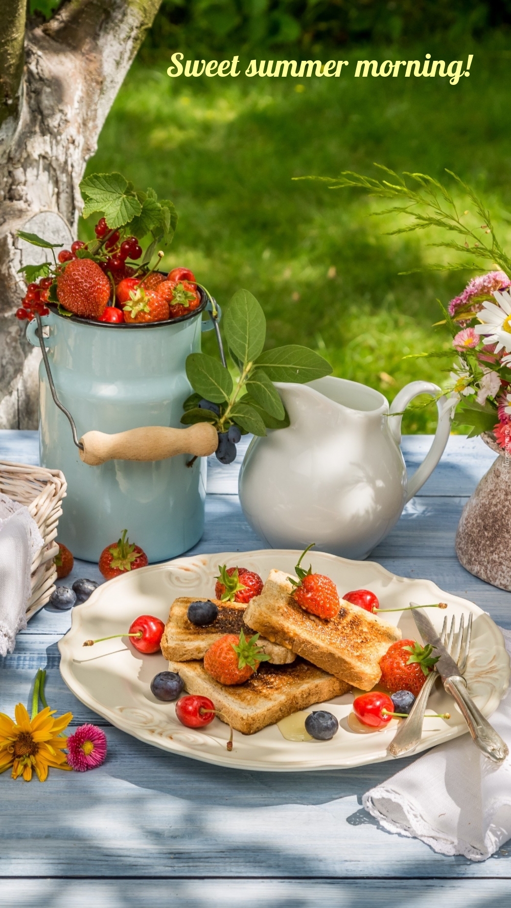 Sweet summer morning!