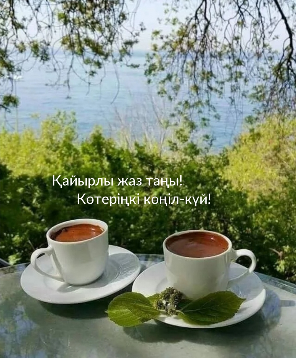 Қайырлы жаз таңы! Көтеріңкі көңіл-күй!