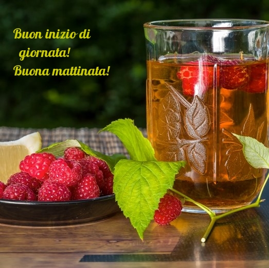 Buon inizio di giornata! Buona mattinata!