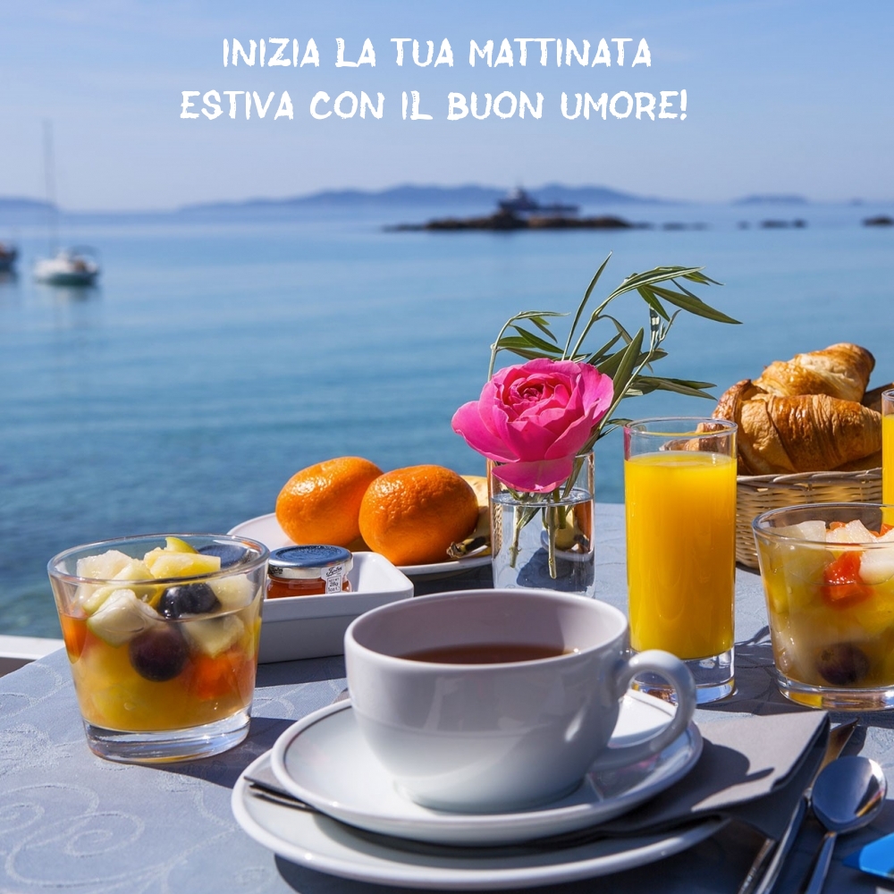 Inizia la tua mattinata estiva con il buon umore!