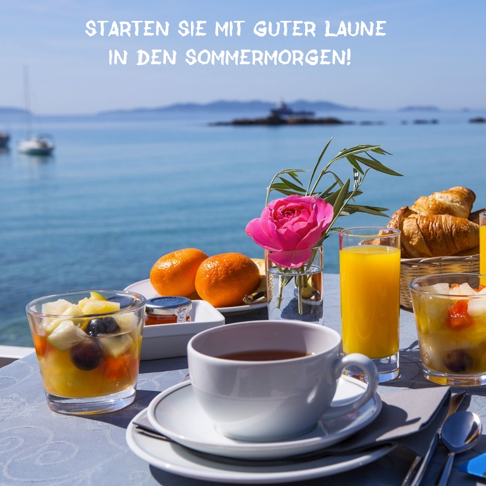 Starten Sie mit guter Laune in den Sommermorgen!