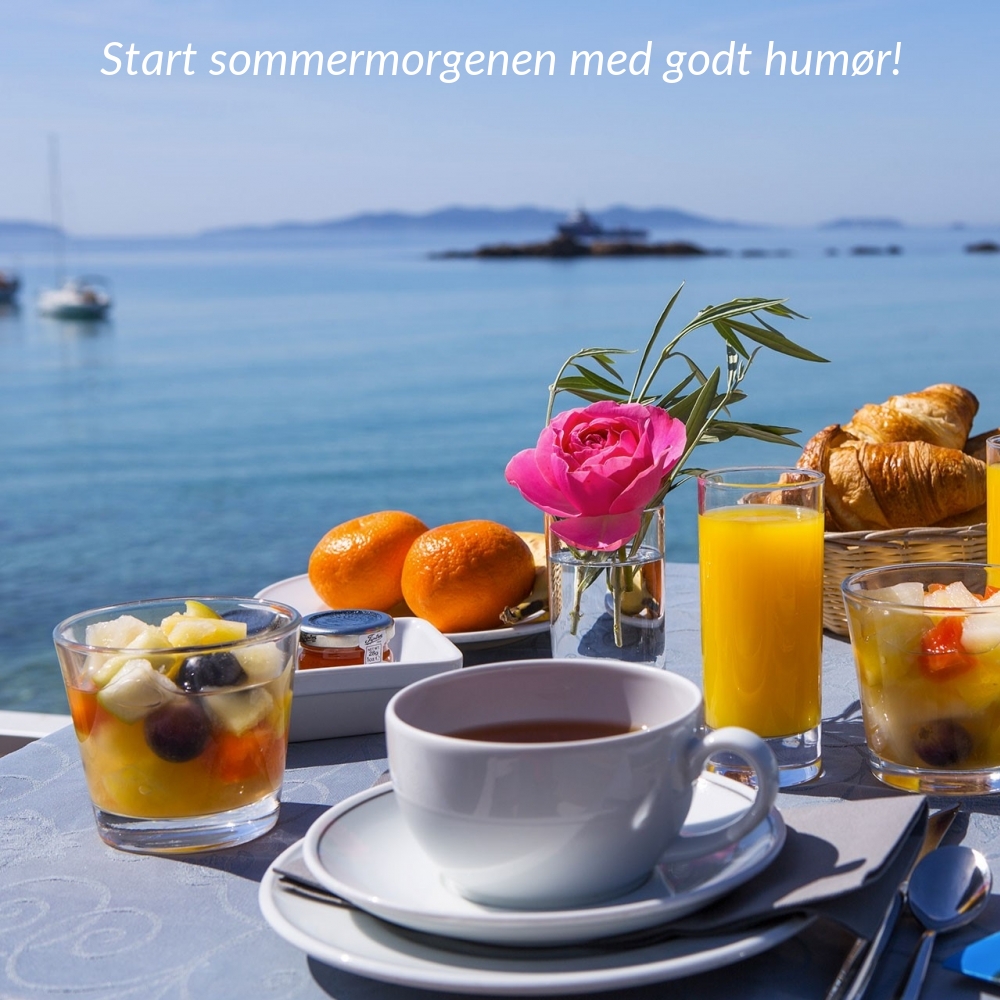 Start sommermorgenen med godt humør!