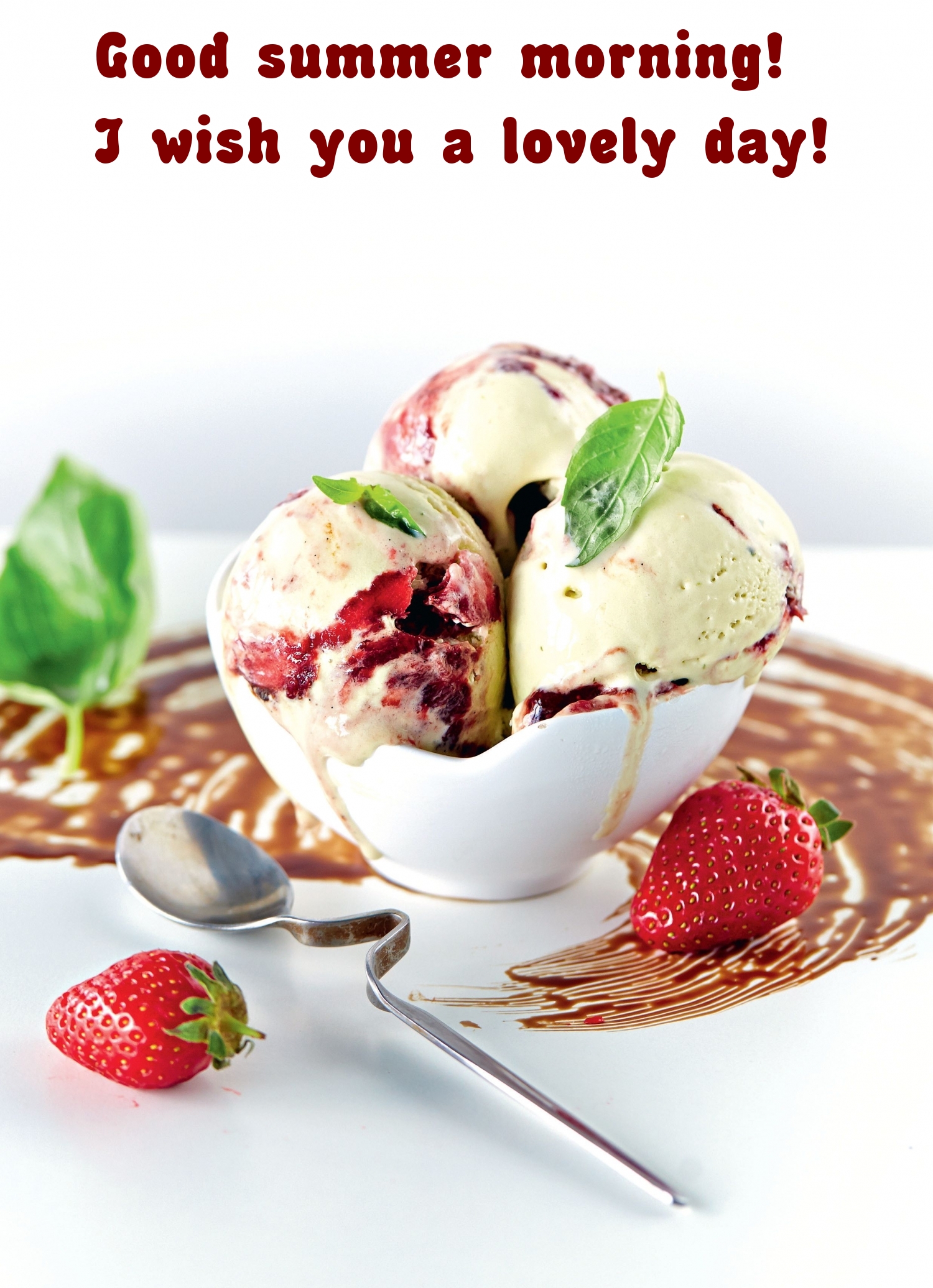 Good summer morning! I wish you a lovely day!