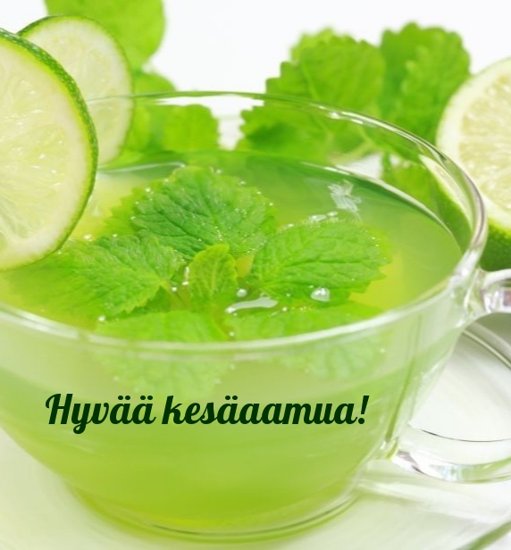 Hyvää kesäaamua!