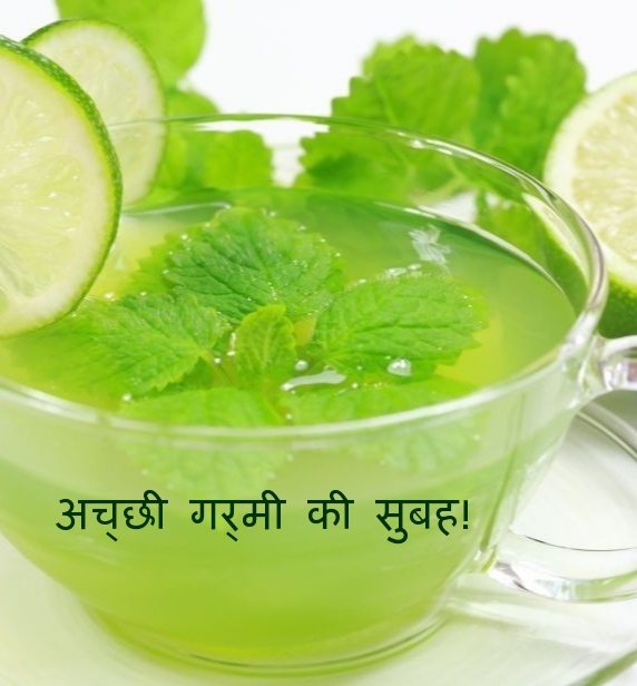 अच्छी गर्मी की सुबह!