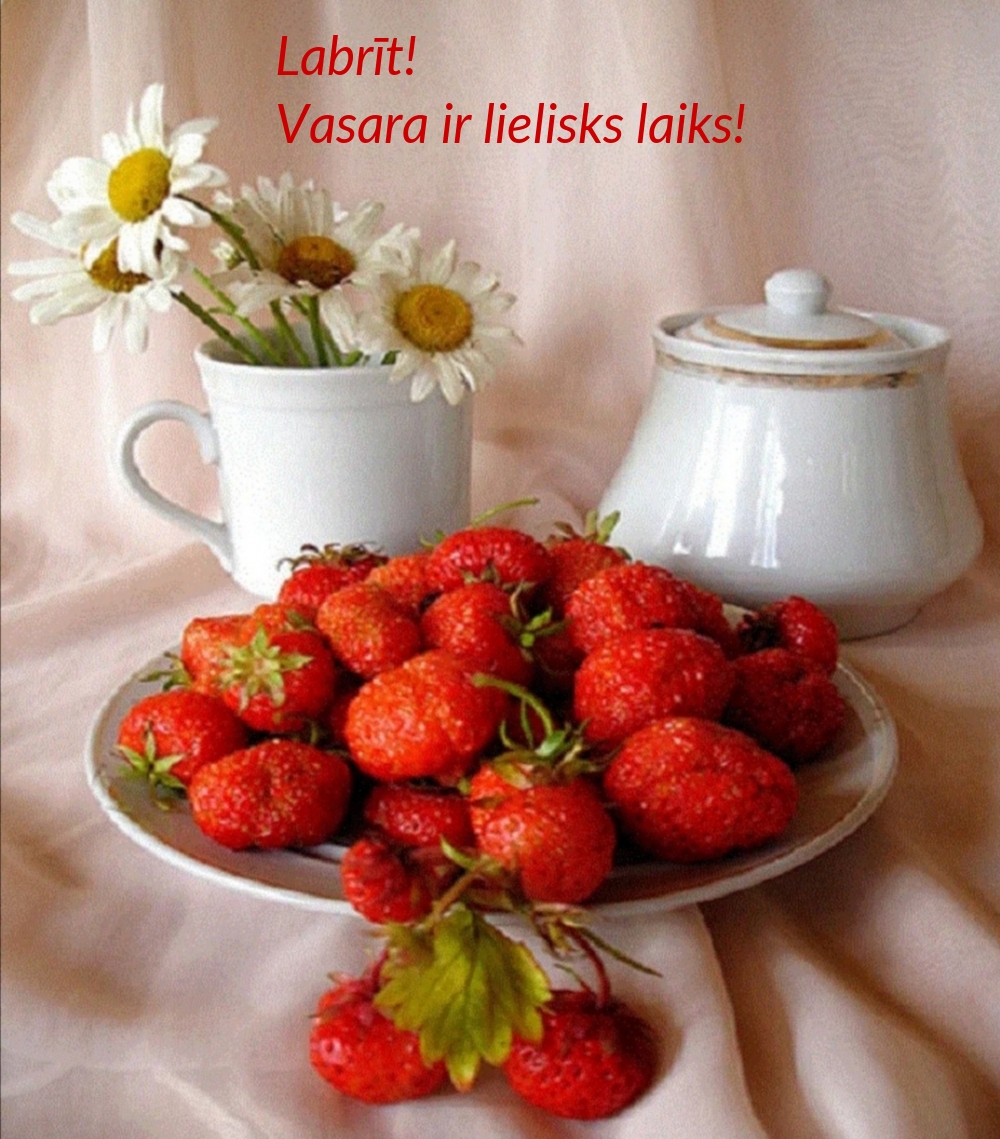 Labrīt! Vasara ir lielisks laiks!